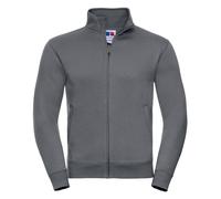 Russell Cotton Rich Authentic Full Zip Sweatshirt Jacket Upright Collar XS - 4XL