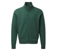Russell Cotton Rich Authentic Full Zip Sweatshirt Jacket Upright Collar XS - 4XL