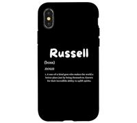 Russell Definition Personalized Name Custom Costume For Russ Case for iPhone X/XS
