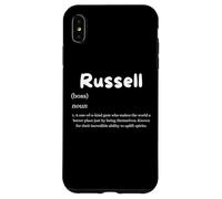 Russell Definition Personalized Name Custom Costume For Russ Case for iPhone XS Max