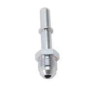 Russell Edelbrock 640940 EFI Adapter Fitting-6 3/8" SAE Quick Disconnect Male Clear Zinc Finish