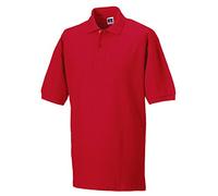 Russell Europe Classic Cotton Pique Polo - Classic Red - L