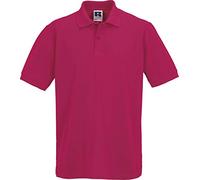 Russell Europe Classic Cotton Pique Polo Fuchsia 2xl