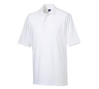 Russell Europe Classic Cotton Pique Polo - White* - XL
