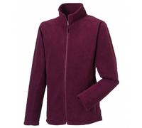 Russell Europe Full Zip Outdoor Fleece - Burgundy - XL