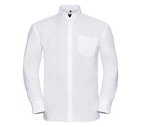 Russell Europe Long Sleeve Non Iron Shirt Classic Fit Micro Twill