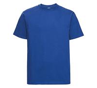 Russell Europe Mens Classic Heavyweight Ringspun Short Sleeve T-Shirt (2XL) (Bright Royal)