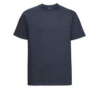 Russell Europe Mens Classic Heavyweight Ringspun Short Sleeve T-Shirt (S) (French Navy)