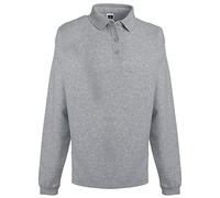 Russell Europe Mens Heavy Duty Collar Sweatshirt (M) (Light Oxford)