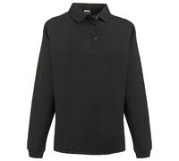 (S, Black) Russell Europe Mens Heavy Duty Collar Sweatshirt