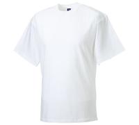 Russell Europe Mens Workwear Short Sleeve Cotton T-Shirt (S) (White)