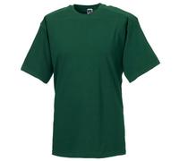 Russell Europe Mens Workwear Short Sleeve Cotton T-Shirt (XL) (Bottle Green)