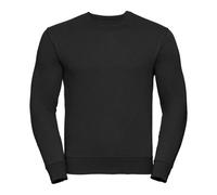 Russell Europe Set-In Sleeve Sweatshirt Black Contemporary Fit Comfort