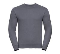 Russell Europe Set-In Sleeve Sweatshirt Convoy Grey Contemporary Fit