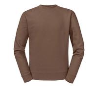 Russell Europe Mocha Set-In Sleeve Sweatshirt Contemporary Fit Comfortable