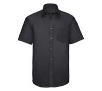 Russell Europe Short Sleeve Non Iron Shirt Classic Fit Wrinkle Free