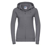 Russell Europe Women's Zipped Hooded Sweatshirt Contemporary Fit Modern Design