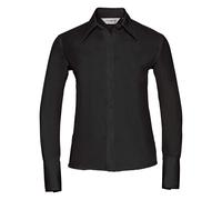 Russell Europe Women's Long Sleeve Non Iron Shirt Contemporary Fit Cotton