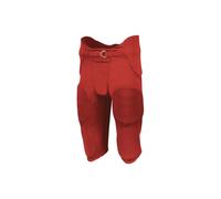 Russell F25PFW.TRR.M Youth Integrated 7 Piece Pad Pant, True Red - Medium