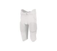 Russell F25PFW.WHI.S Youth Integrated 7 Piece Pad Pant, White - Small