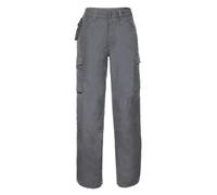 Russell GREY NAVY BLUE or BLACK Heavy Duty Workwear Trousers Stain Resistant