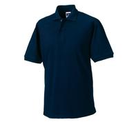 Russell hard polo navy S