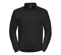 Russell Heavy Duty Collar Sweatshirt Polycotton Stain Resistant Workwear