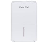 Russell Hobbs Dehumidifier 10 Litre/Day with Digital Display for Damp, Mould & Moisture in Home, Kitchen, Bedroom, Office, Caravan, Laundry Drying, 30m2 Room Coverage, Smart Timer, White, RHDH1002