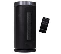 Russell Hobbs 13 Inch Space Portable Heater, 2000W Silent Oscillating Ceramic Electric Heater Black & Silver, Low Energy Digital Display, 5-Modes, 24