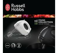 Russell Hobbs 14451 Food Collection Hand Mixer│6 Speed Setting│125W│White│InUK