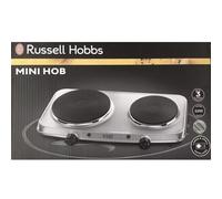 Russell Hobbs Stainless Steel Double Electric Hot Plate gray