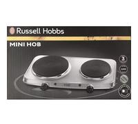 Russell Hobbs 15199 Mini Hob Twin Hot Plate│Stainless Steel│Portable│InUK