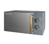 Russell Hobbs 17 Litre 700W Grey Solo Manual Microwave With Groove Design, 5 Power Levels, Integrated Timer And Defrost Function, Easy Clean RHMM723G
