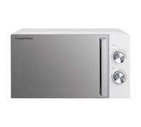 Russell Hobbs 17L 700W Manual Microwave in White with 5 Power Levels, Defrost & Reheat Function, 30 Minute Timer, Dial Controls, 1M Power Cord and Pull Handle Door RHM1735