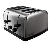 Russell Hobbs 18790 Futura 4-Slice Toaster, 1500 W, Stainless Steel Silver, Four Slice