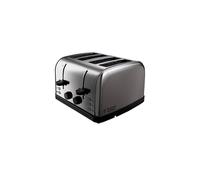 Russell Hobbs 18790 Futura 4-Slice Toaster, 1500 W, Stainless Steel Silver, Four Slice