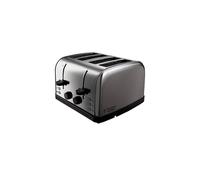 Russell Hobbs 18790 Futura 4-Slice Toaster, 1500 W, Stainless Steel Silver, Four Slice