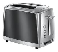 Russell Hobbs 2 Slice Luna Toaster with faster toasting Technology (6 Browning levels, Defrost/Reheat/Cancel function, Lift & Look feature, Removable