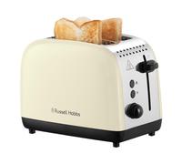 Russell Hobbs 2 Slice Toaster Cream Stainless Steel with Lift&Look