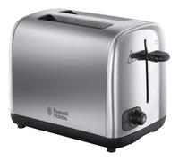 Russell Hobbs 2 Slice Toaster with Perfect Toast Technology for improved evenness (Wide slots, Lift & look feature, 6 Browning levels, Frozen & Cancel