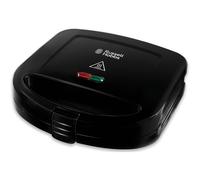 Russell Hobbs 2-Slice Toastie Maker with Easy-Clean Non-Stick Plates, Non-Slip Feet, Black