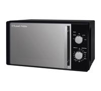 Russell Hobbs 20 Litre 800W Black Solo Manual Microwave, 5 Power Levels, Integrated Timer and Defrost Function, Easy Clean RHM2060B