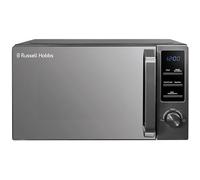Russell Hobbs 20 Litre 800W Dark Steel Digital Microwave with 8 Auto Cook Menus & Defrost Function, 5 Power Levels, Integrated Timer, Mirror Door & Easy Clean RHM2028DS