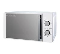 Russell Hobbs 20 Litre 800W White Solo Manual Microwave, 5 Power Levels, Integrated Timer and Defrost Function, Easy Clean RHM2060