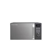 Russell Hobbs Digital Microwave 20L 800W in Grey with 5 Power Levels, Pull Handle Door & Button Control, Clock & Timer, Automatic Defrost, Easy Clean, 8 Auto Cook Menus RHMD818G