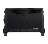 Russell Hobbs 2000W/2KW Electric Convector Heater with 24 Hour Timer in Black, 3 Heat Settings, Overheat Protection, Adjustable Thermostat, 20m² Room Size, RHCVH4002B with 2 Year Guarantee