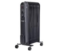 Russell Hobbs 9 Fin RHOFR9004A Oil Filled Radiator 2000W - Anthracite, Black