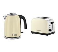 Russell Hobbs 20415 Classic Kettle & 26551 2 Slice Toaster, Cream