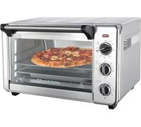 Russell Hobbs 26680 20L Air Fryer Mini Oven - Family Countertop Electric Convection, Airfryer, Grill and Toaster Oven, Stainless Steel, 1500 Watts