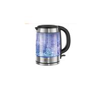 Russell Hobbs 21600-10 Illuminating Glass Kettle, Black, 1.7 Litre